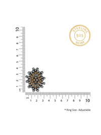 Dual Tone Checker Adjustable Ring view 3