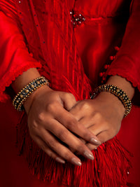Svarnam Two Tone Bangle view 5