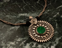925 Sterling Silver Sunflower Necklace view 1