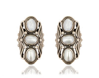 925 Sterling Silver Rawa Studs with Pearls view 1