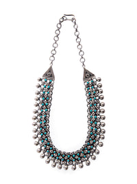 Silver Turquoise Classic Necklace view 5