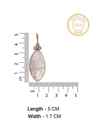 Gold Plated Rainbow Moonstone Danglers view 6