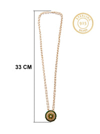 Kundan Pearl Onyx Necklace: A Perfect Blend of Elegance and Style view 5