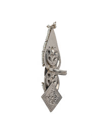925 Sterling Silver Two Tone Ring with our Signature Lotus Motif view 2