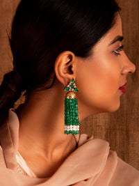 Aurora Green Festive Jhumki view 7