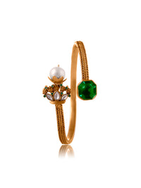 Svarnim Fusion Bangle with Pearl view 3