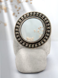 925 Sterling Silver Big Mirror Ring view 1