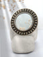 925 Sterling Silver Big Mirror Ring