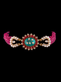 Svarnim Festive Turquoise Ruby Choker view 3