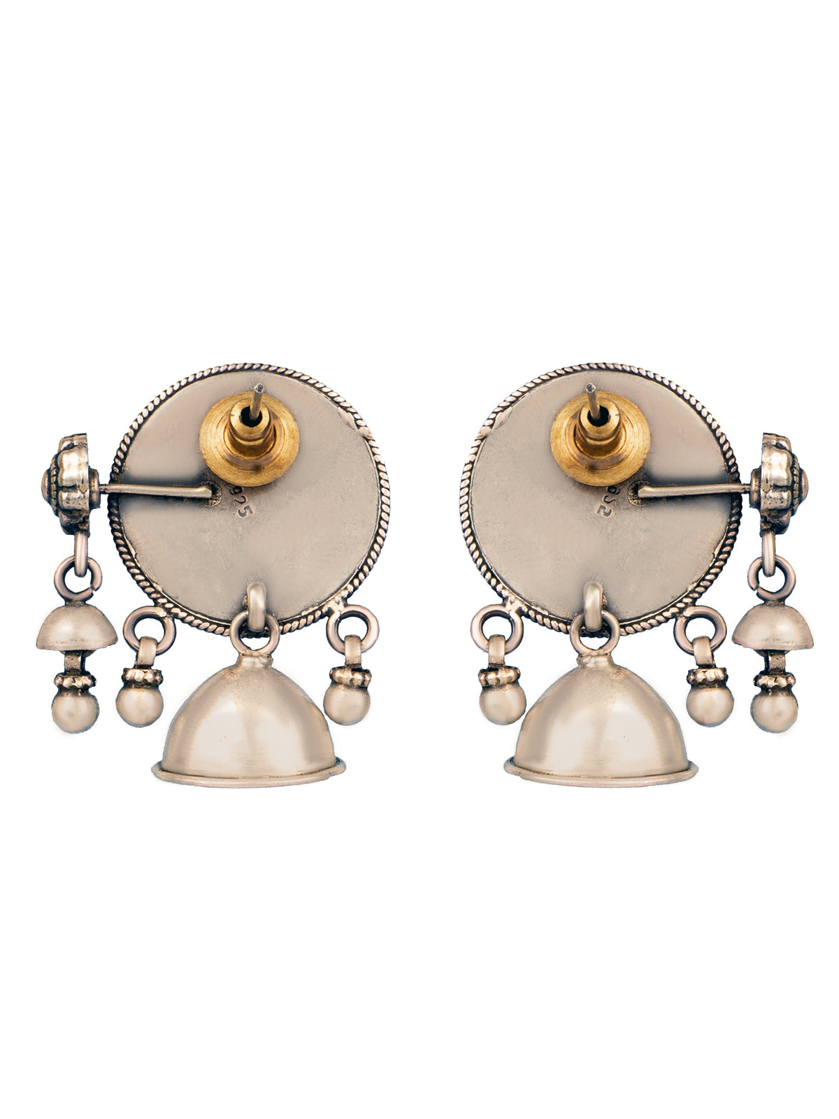 925 Sterling Silver Fusion Jhumki view 5
