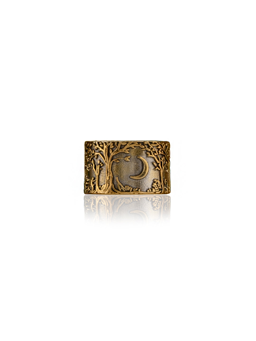 Two Toned Tree of Life Ring view 1