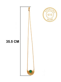 Svarnam Emerald Lightweight Necklace view 5