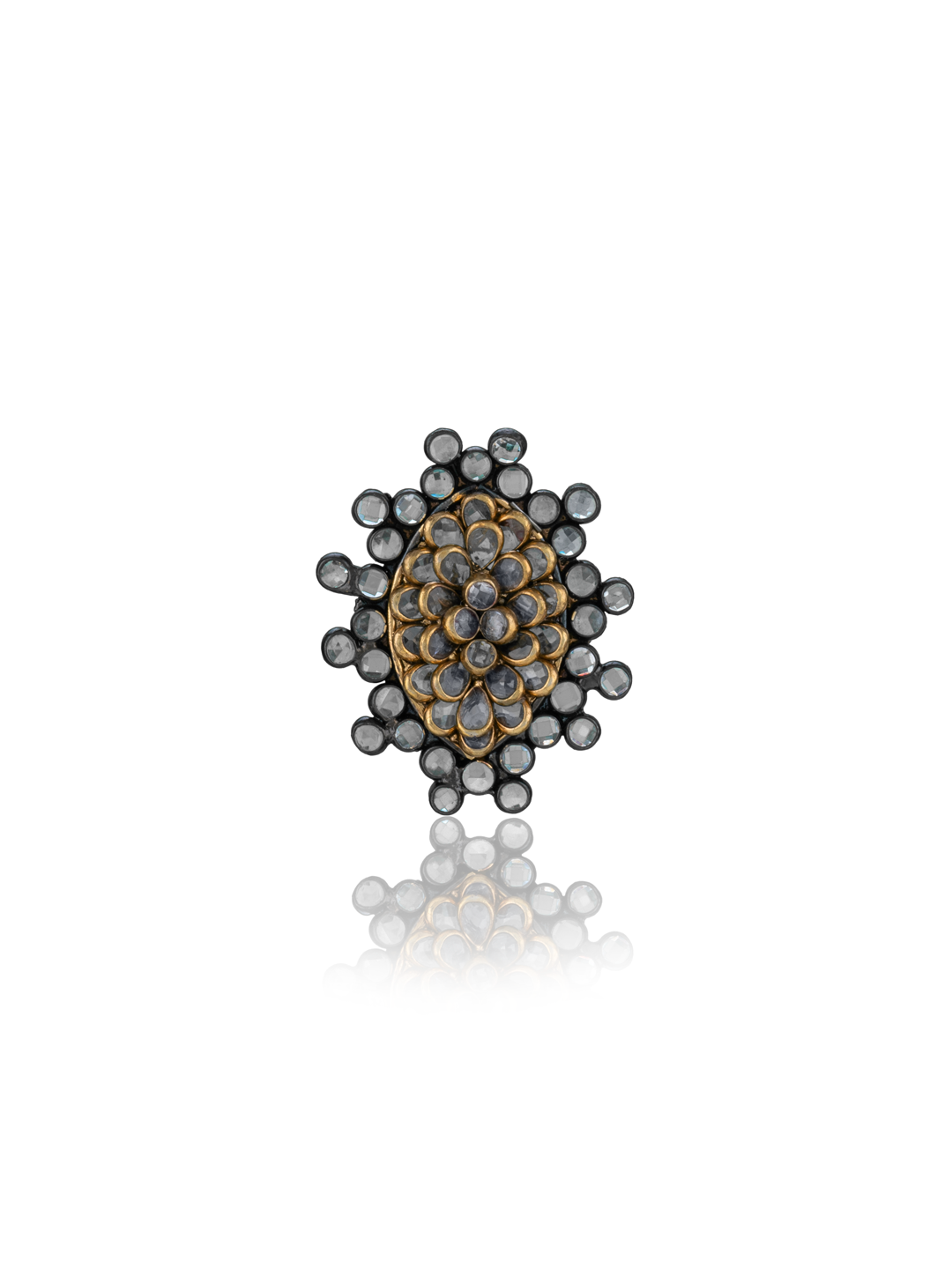 Dual Tone Checker Adjustable Ring view 2