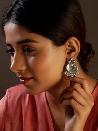 Aurora Mother of Pearl Studs view 1