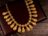 925 Sterling Silver Gold Plated Peacock Motif Necklace view 3