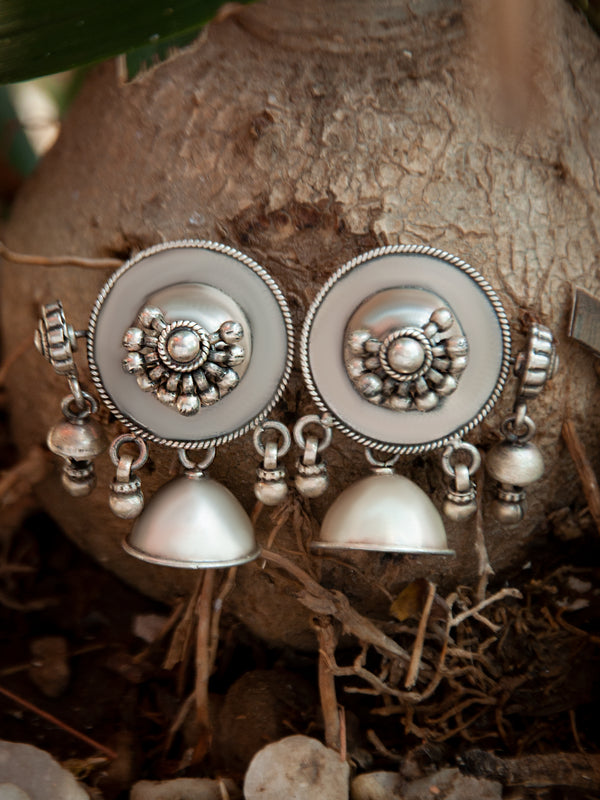 925 Sterling Silver Fusion Jhumki alternate