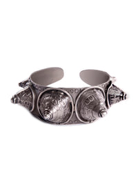 925 Sterling Silver Hare Rama Hare Krishna Bangle view 3