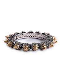 Svarnam Statement Two Tone Bangle view 4