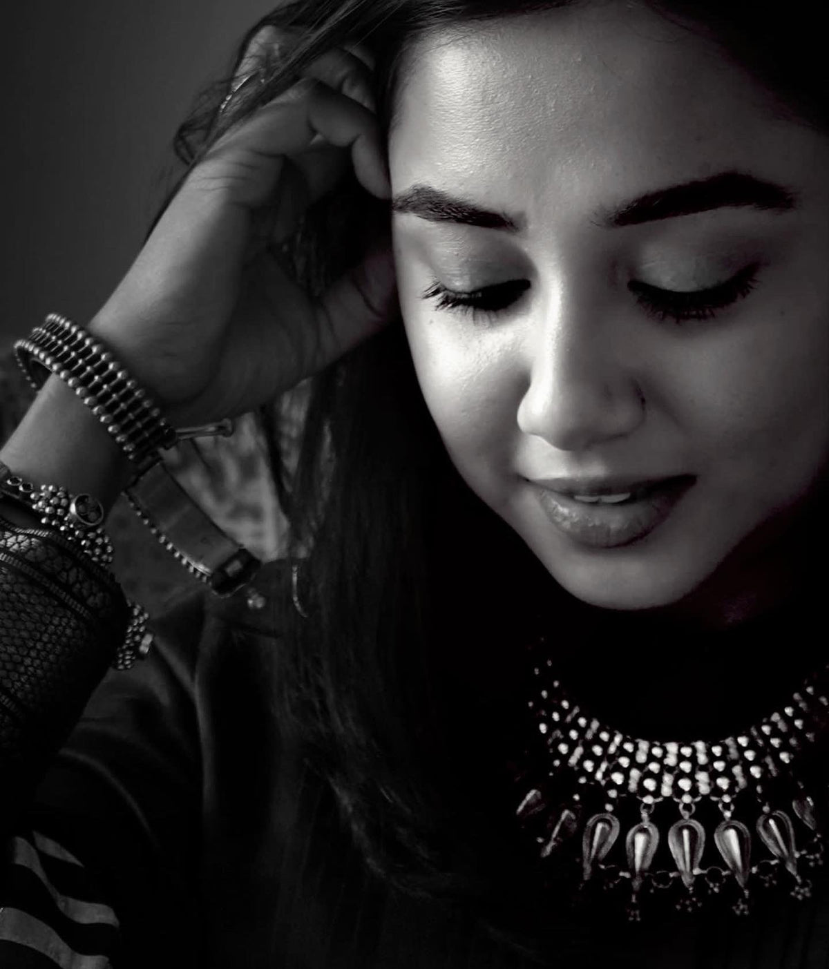 Prajakta Koli (@mostlysane) 925 Sterling Silver Gold Plated Statement Necklace view 8