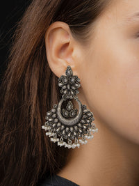 Sanya Malhotra 925 Sterling Silver Checker Earrings view 6