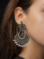 Sanya Malhotra 925 Sterling Silver Checker Earrings